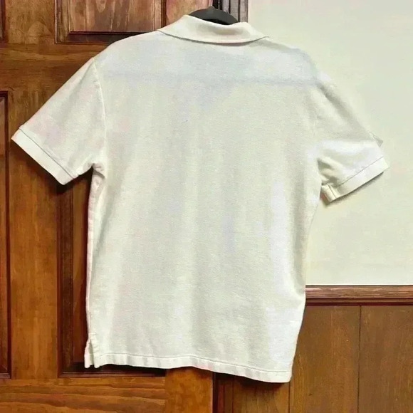 Lauren Ralph Lauren Cream Colored 3 Button Men Polo Shirt Size Small - Picture 5 of 10